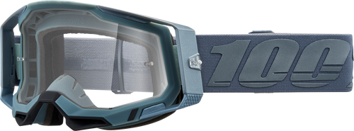 100% Racecraft 2 Goggles - Battleship - Clear 50009-00017