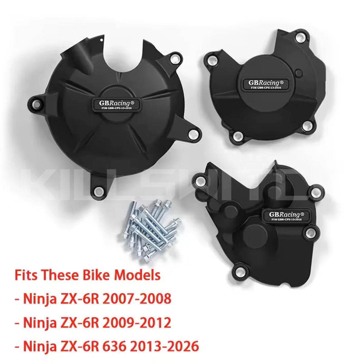 Engine Cover For ZX-6R (2013–2026) - Black