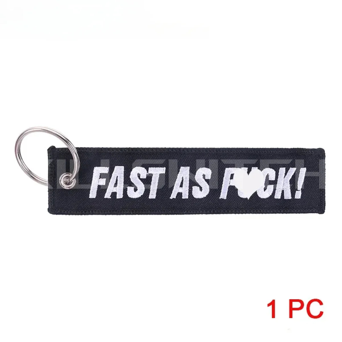 Full Throttle Motorcycle Keychain - Fast As Fuck