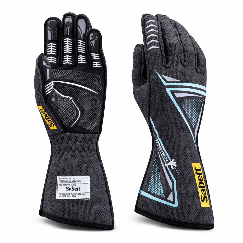 Sabelt Hero Geckotech TG-11 Fire-Resistant Racing Gloves - FIA 8856-2018