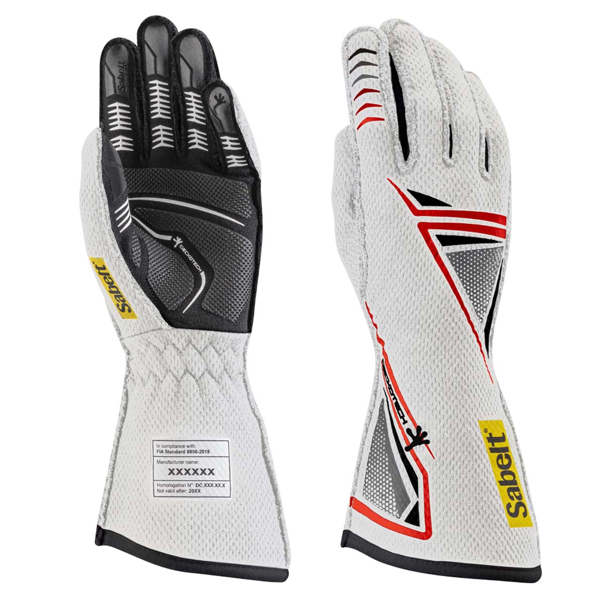 Sabelt Hero Geckotech TG-11 Fire-Resistant Racing Gloves - FIA 8856-2018
