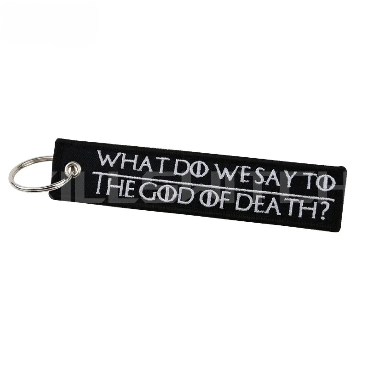 GOD OF DEATH - Motorcycle Keychain - WHAT DO WE SAY - Motorcycle Keychain