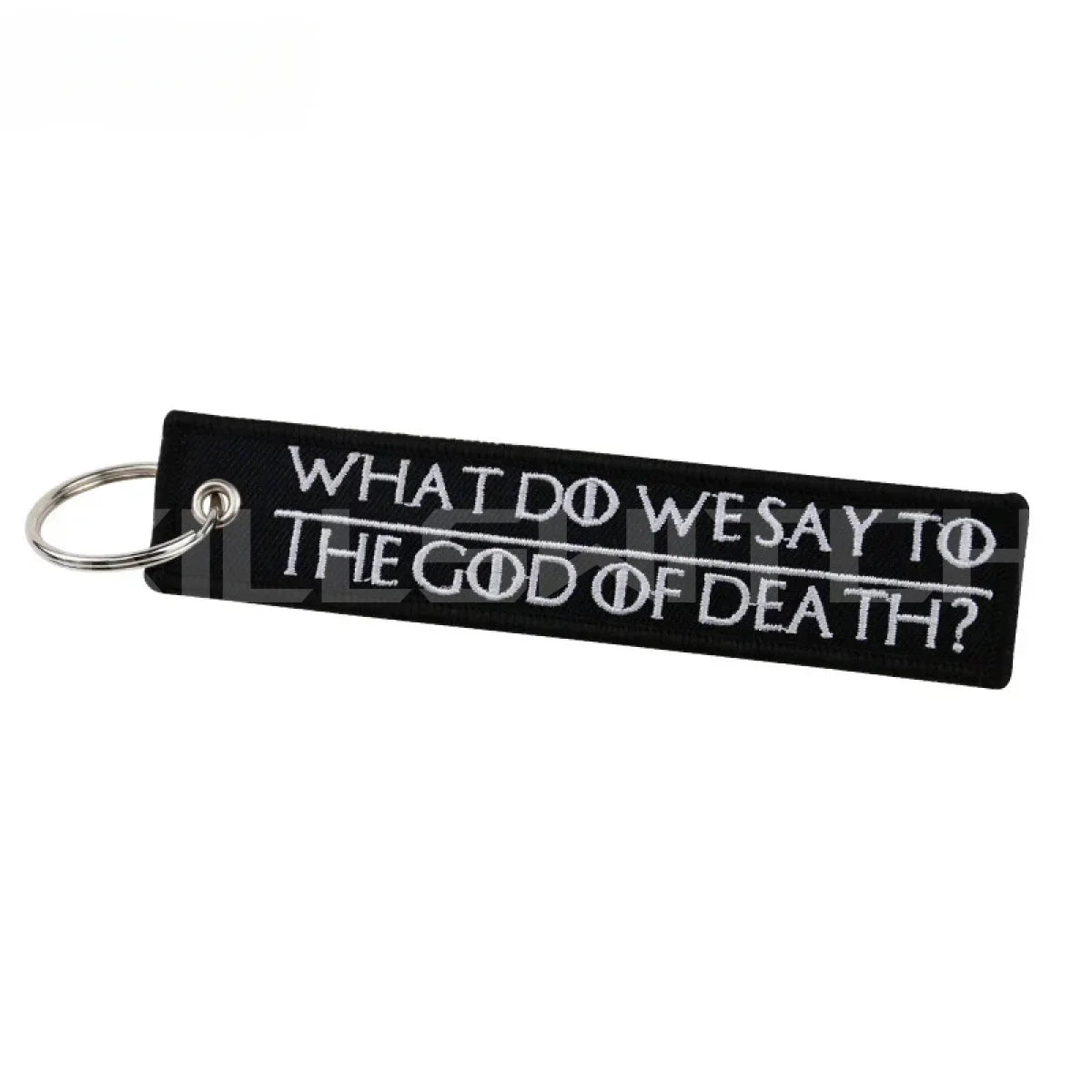 GOD OF DEATH - Motorcycle Keychain - WHAT DO WE SAY - Motorcycle Keychain