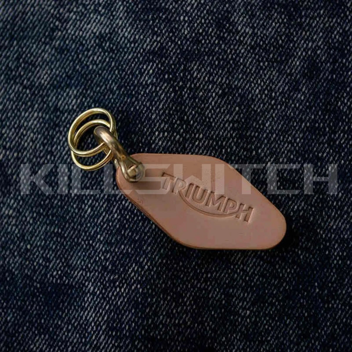 Handcrafted Genuine Leather Keychain - 10