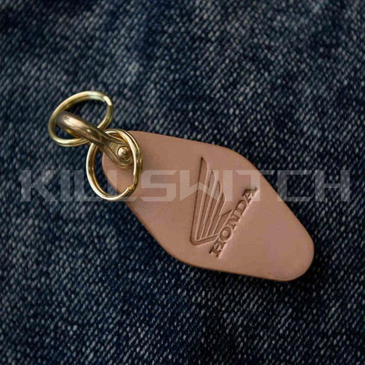 Handcrafted Genuine Leather Keychain - 13