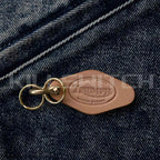 Handcrafted Genuine Leather Keychain - 17