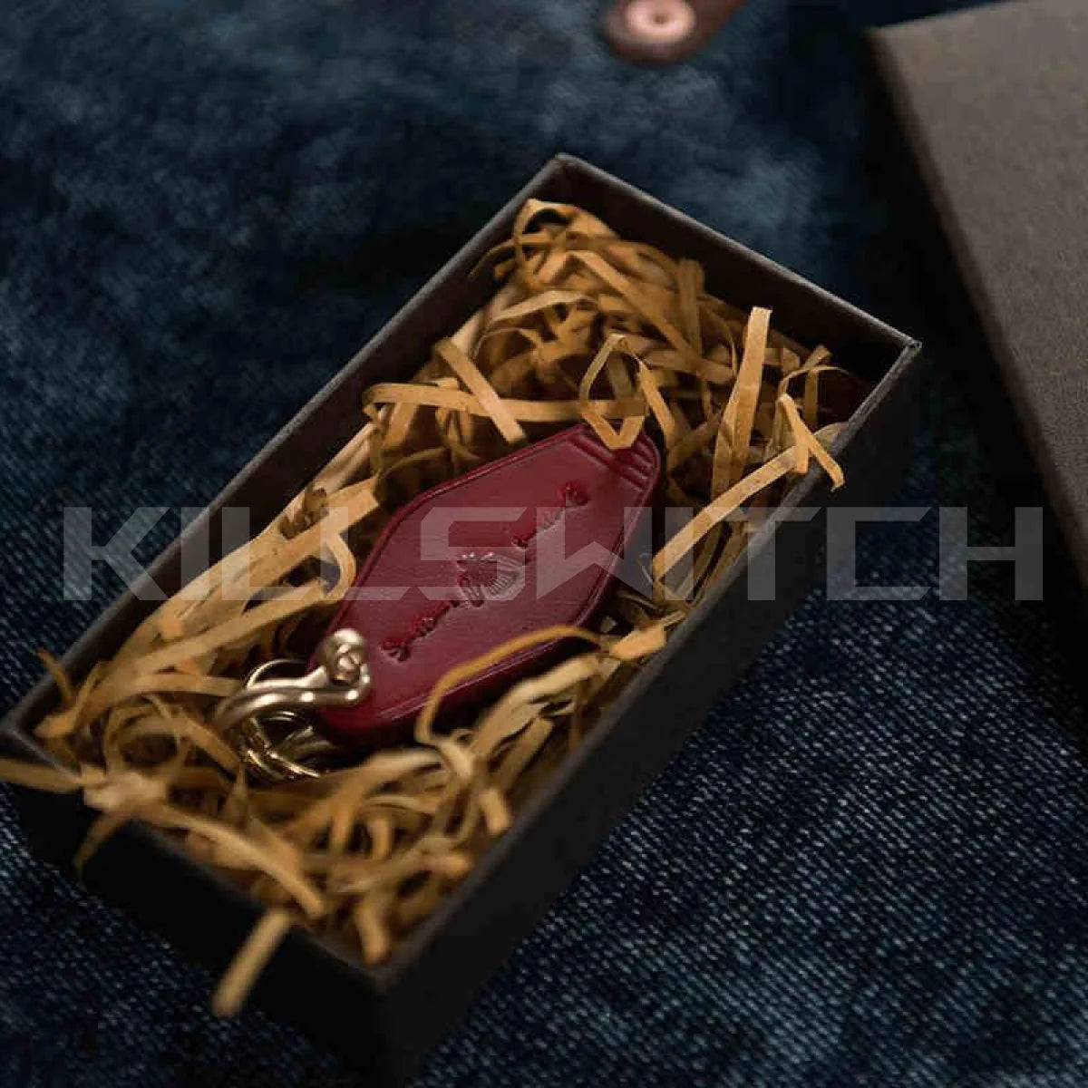 Handcrafted Genuine Leather Keychain - 2