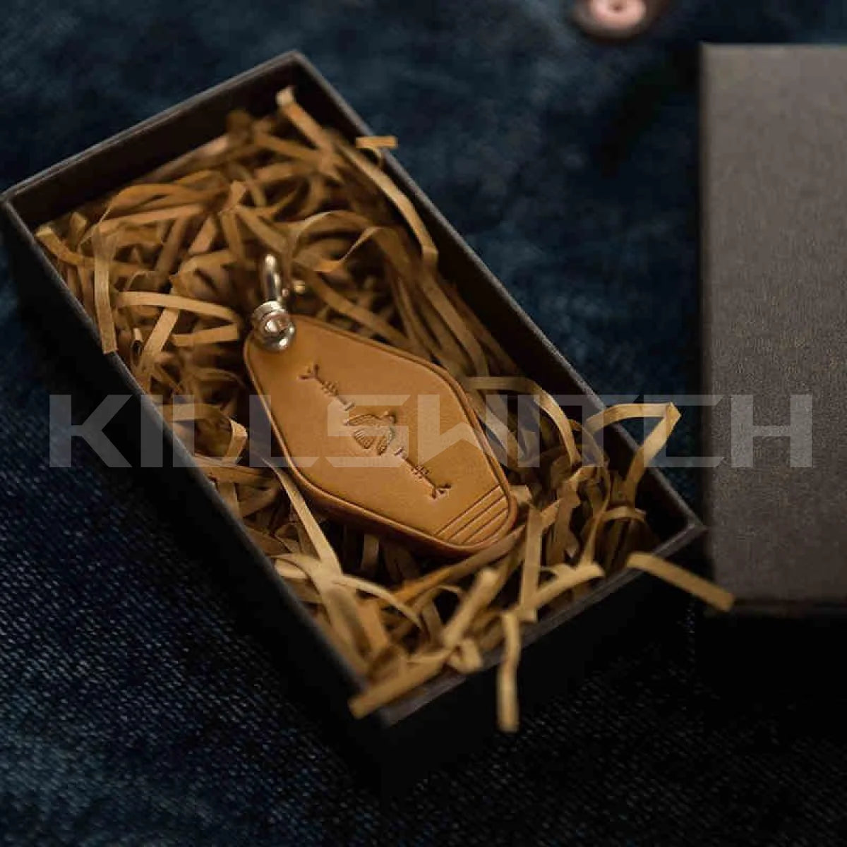 Handcrafted Genuine Leather Keychain - 5