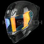 ILM Carbon Fiber Motorcycle Helmets Full Face Racing Helmet Model MF577P - 12k Carbon Black / Small - Hot Sale