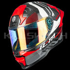 ILM Carbon Fiber Motorcycle Helmets Full Face Racing Helmet Model MF577P - Fast Track / Small - Hot Sale