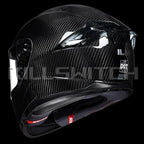 ILM Full Face Motorcycle Carbon Fiber Helmet Model 861C - Hot Sale