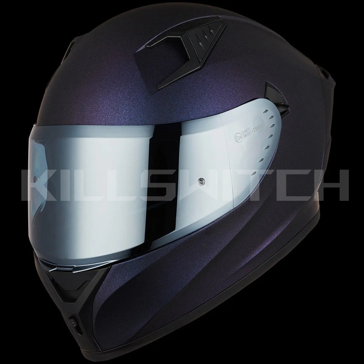 ILM Full Face Motorcycle Helmet Model Z501 - Chameleon Purple / Small - Hot Sale