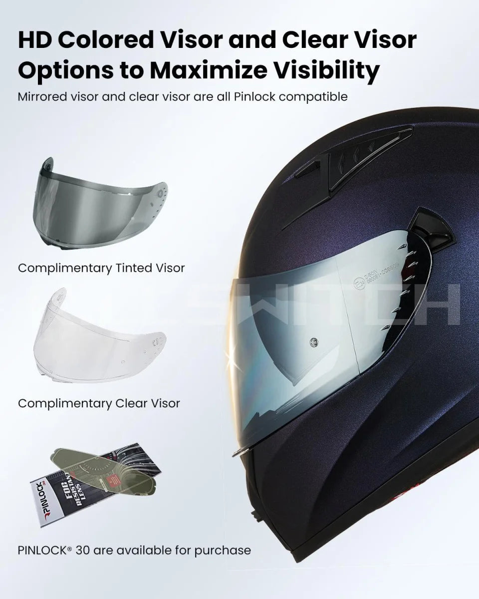 ILM Full Face Motorcycle Helmet Model Z501 - Hot Sale