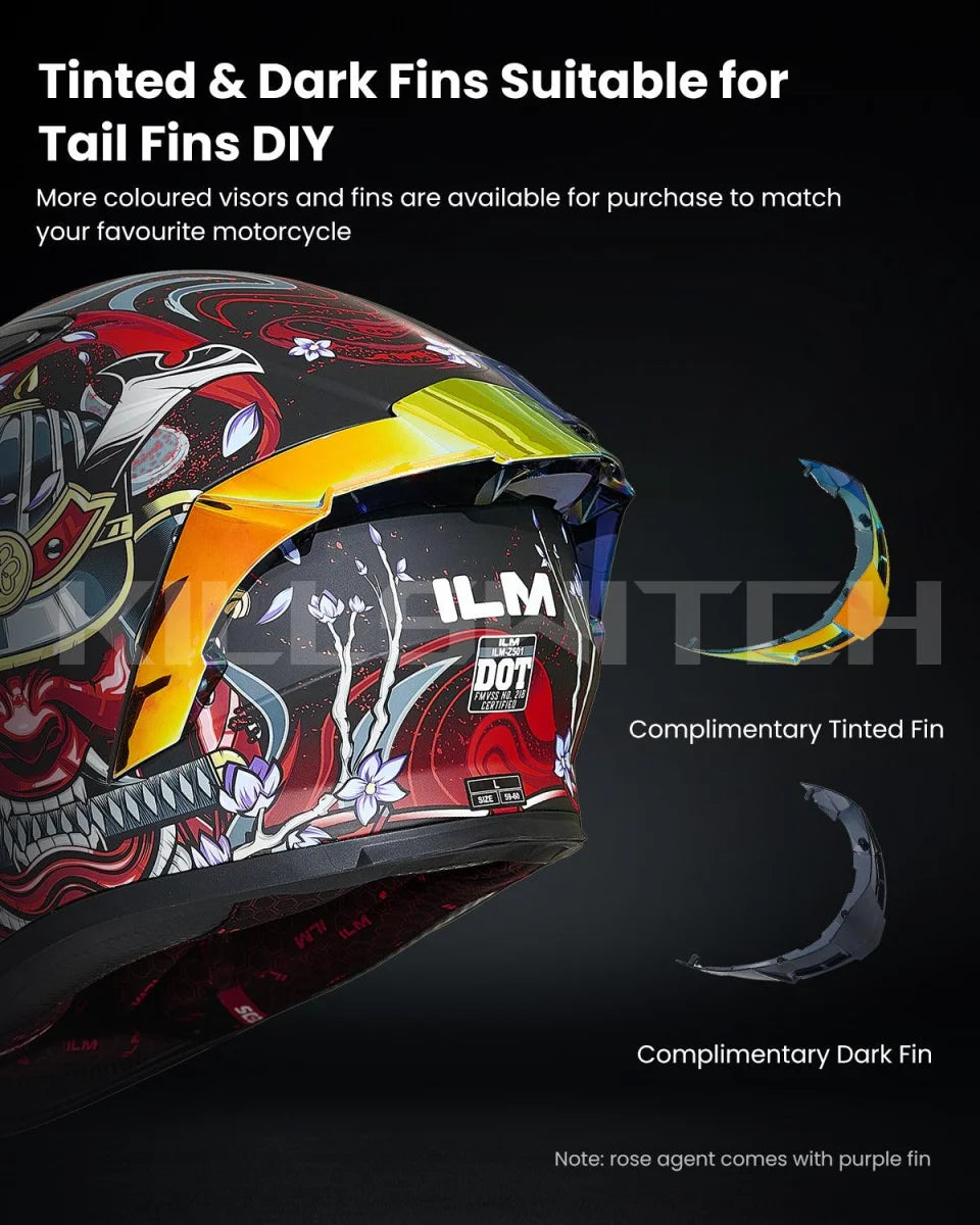ILM Full Face Motorcycle Helmet Model Z501 - Hot Sale