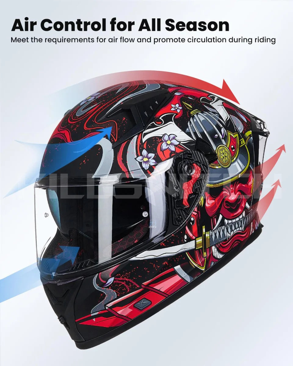 ILM Full Face Motorcycle Helmet Model Z501 - Hot Sale