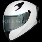 ILM Full Face Motorcycle Helmet Model Z501 - White / Small - Hot Sale