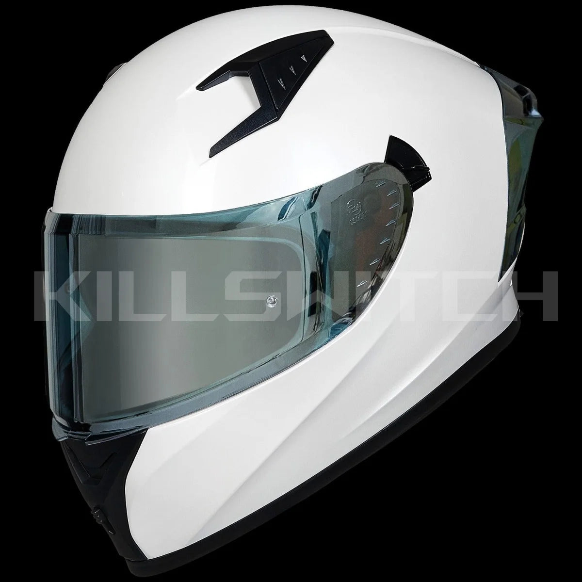 ILM Full Face Motorcycle Helmet Model Z501 - White / Small - Hot Sale