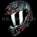 ILM Full Face Motorcycle Helmets Racing Helmet Model MF509 - Mythology-red / Small - Hot Sale