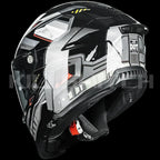 ILM Motorcycle Full Face Helmets DOT ECE Powersports Dual Visor Street Racing with Pinlock Cascos para Motos Model