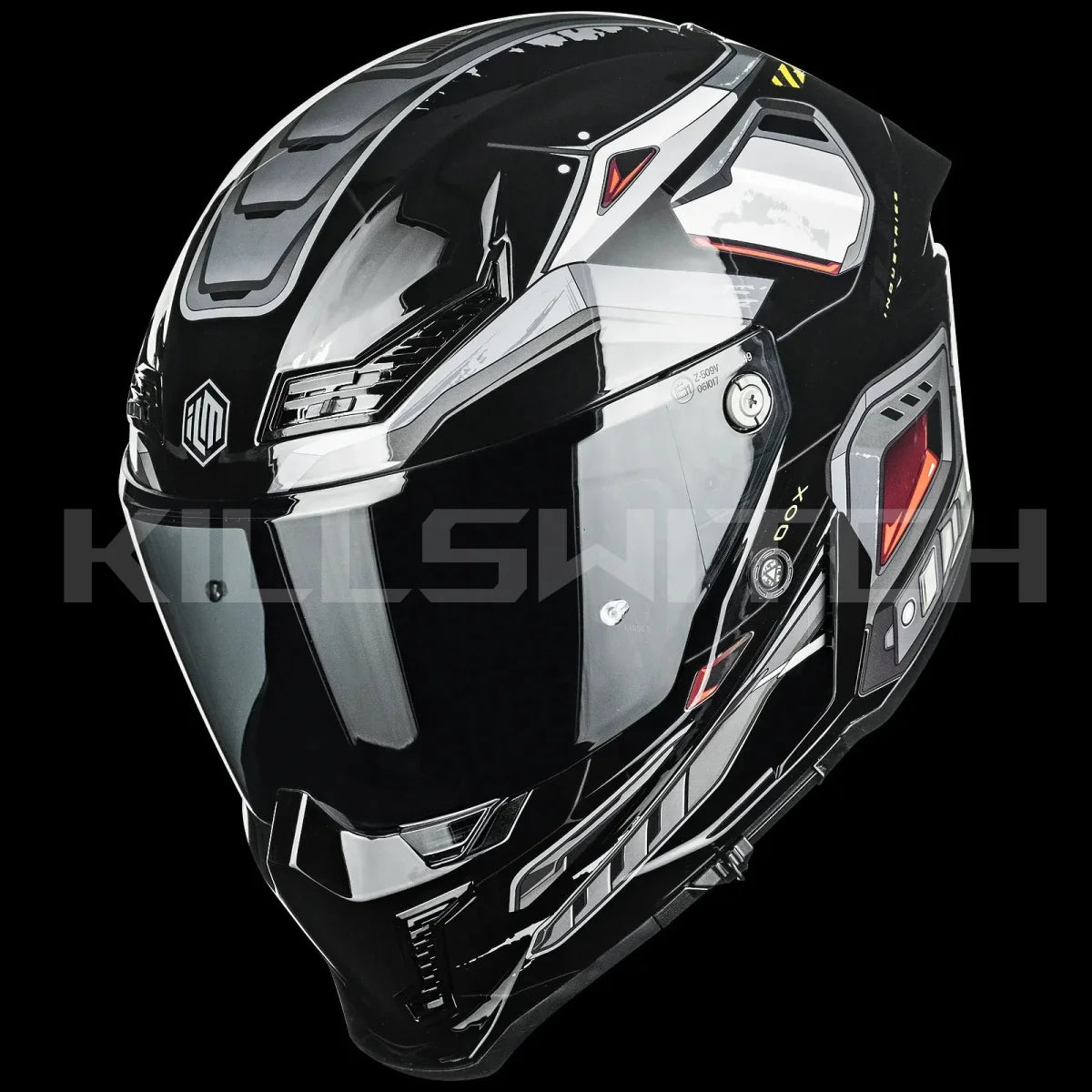 ILM Motorcycle Full Face Helmets DOT ECE Powersports Dual Visor Street Racing with Pinlock Cascos para Motos Model