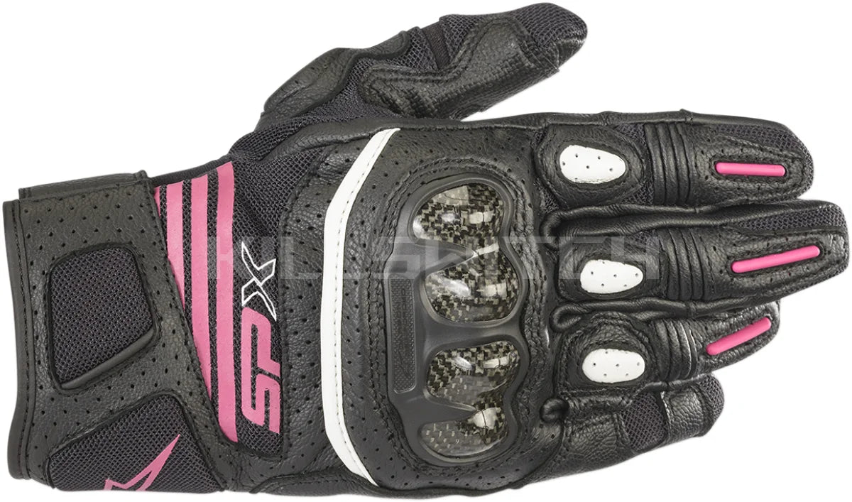 IN STOCK ALPINESTARS Women Stella SPX AC V2 Gloves - Black/Fuchsia - Large 3517319-1039-L - Gloves