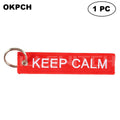 Keep Calm - Motorcycle Keychain - PK0063