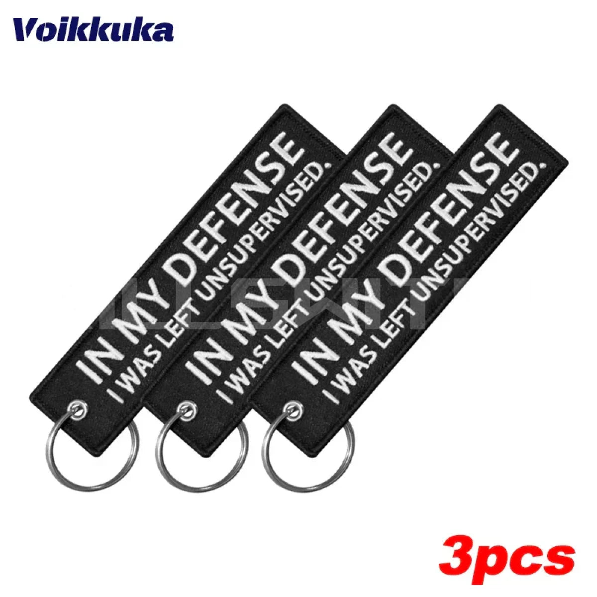 Left Unsupervised - Motorcycle Keychain - 3pcs / 13 cm