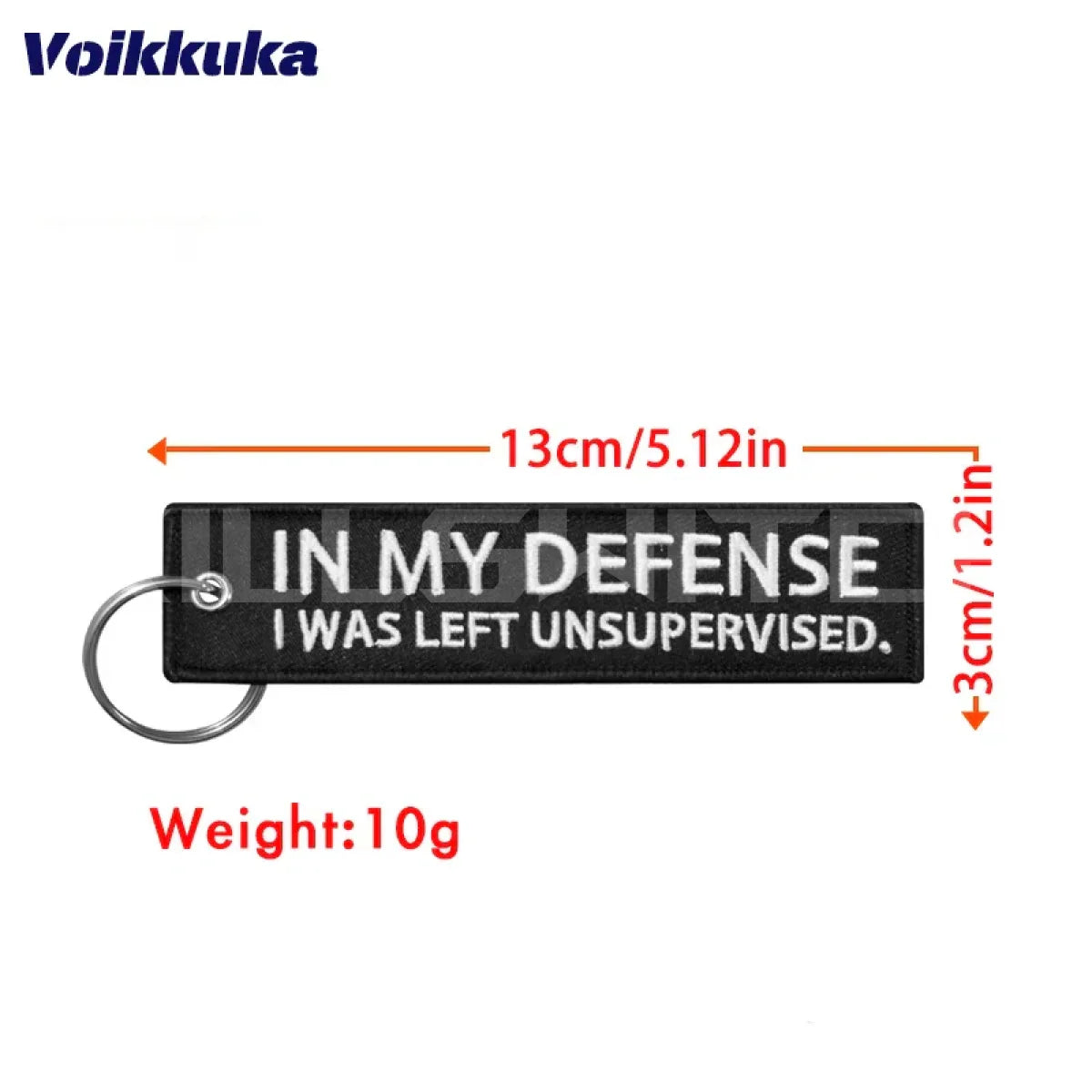 Left Unsupervised - Motorcycle Keychain