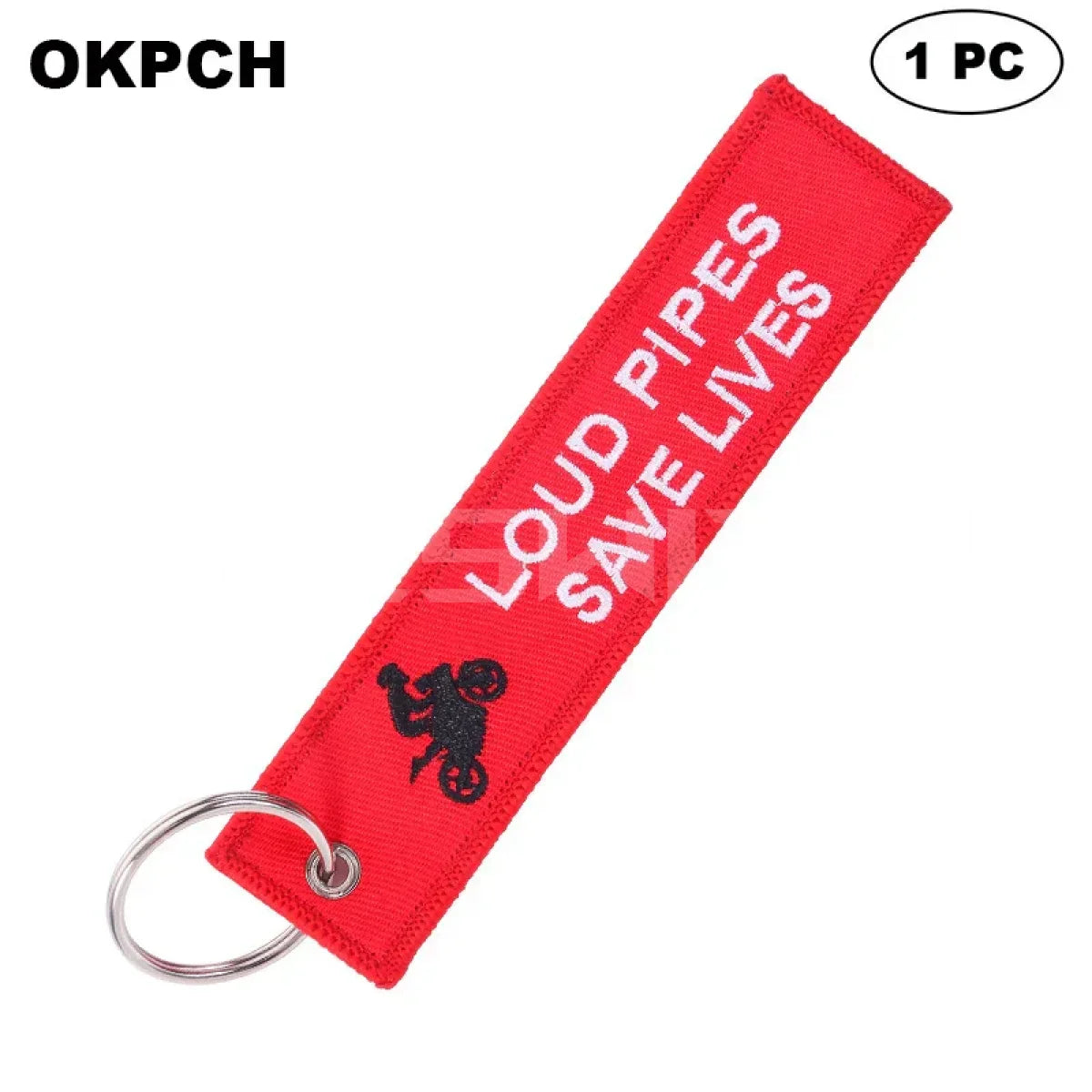 Loud Pipes Save Lives - Motorcycle Keychain - PK0049
