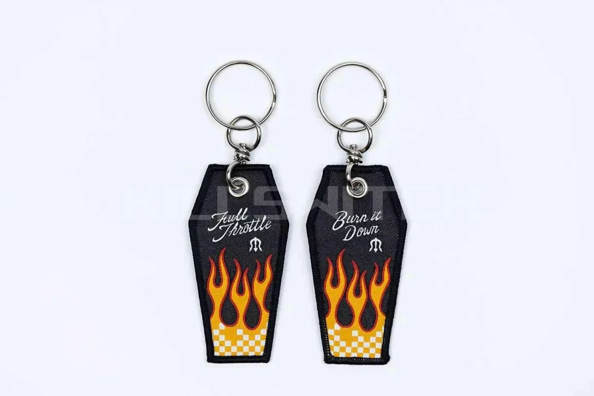 METALIZE™ Vintage Motorcycle Handmade Embroidered Keychain - A 1pc - decor