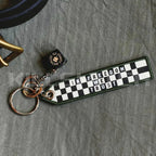 METALIZE™ Vintage Motorcycle Handmade Embroidered Keychain - decor