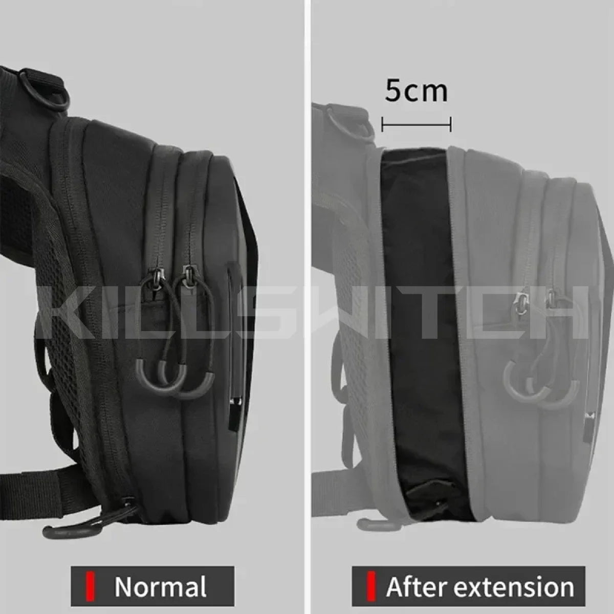 Motorcycle Bag Leg Side Hard Shell Fanny Pack