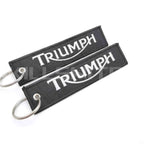Motorcycle Brand Embroidered Keychain - 13 - decor