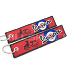 Motorcycle Brand Embroidered Keychain - 15 - decor