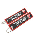 Motorcycle Brand Embroidered Keychain - 3 - decor