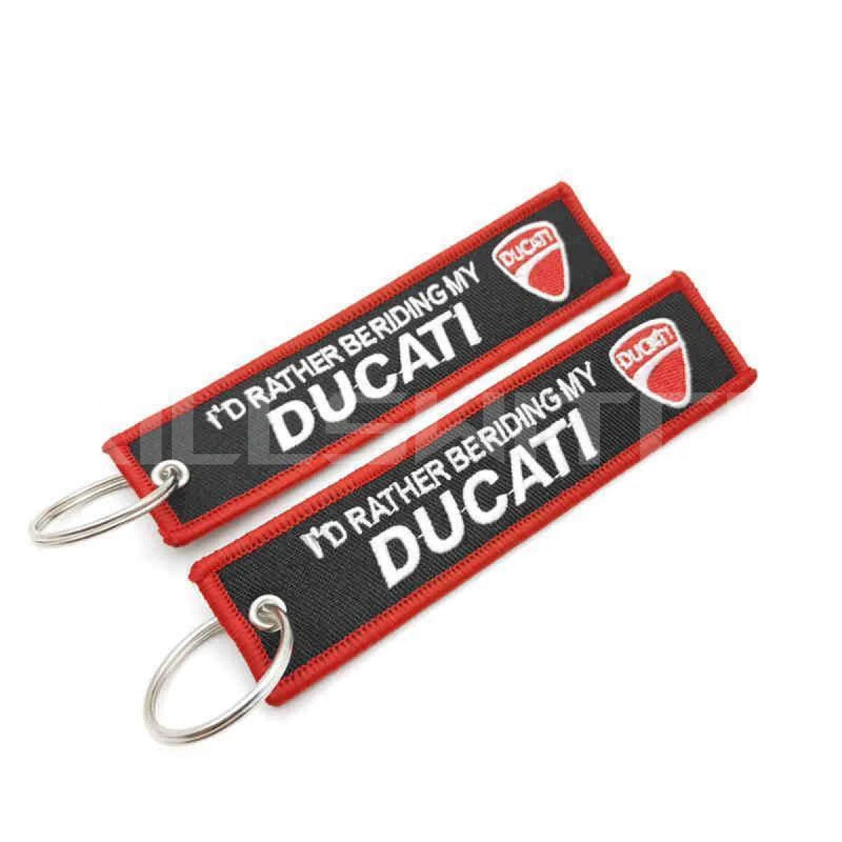 Motorcycle Brand Embroidered Keychain - 3 - decor