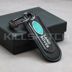 Motorcycle Carbon Fiber Leather Keychain - decor