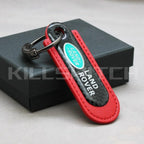 Motorcycle Carbon Fiber Leather Keychain - decor
