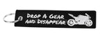 Motorcycle Embroidered Keychain - DROP A GEAR - decor