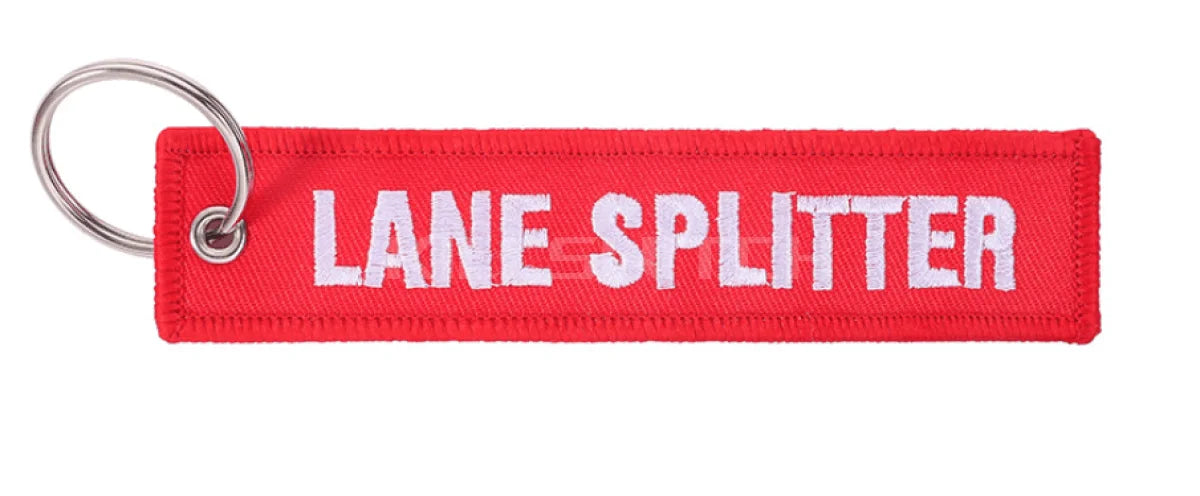 Motorcycle Embroidered Keychain - LANESPLITTER - decor