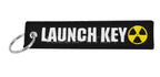 Motorcycle Embroidered Keychain - LAUNCH KEY - decor