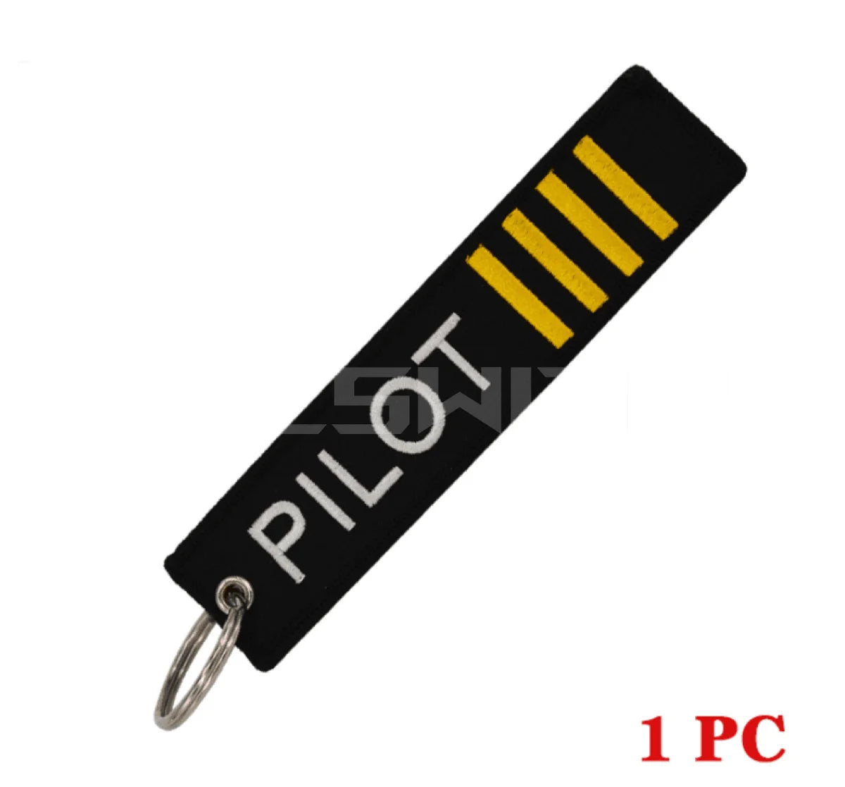 Motorcycle Embroidered Keychain - PILOT - decor