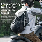 Motorcycle Helmet Backpack Large Capacity Travel Bags Reflective - Backpack-Black / CHINA