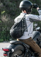 Motorcycle Helmet Backpack Large Capacity Travel Bags Reflective - Backpack-Black / CHINA