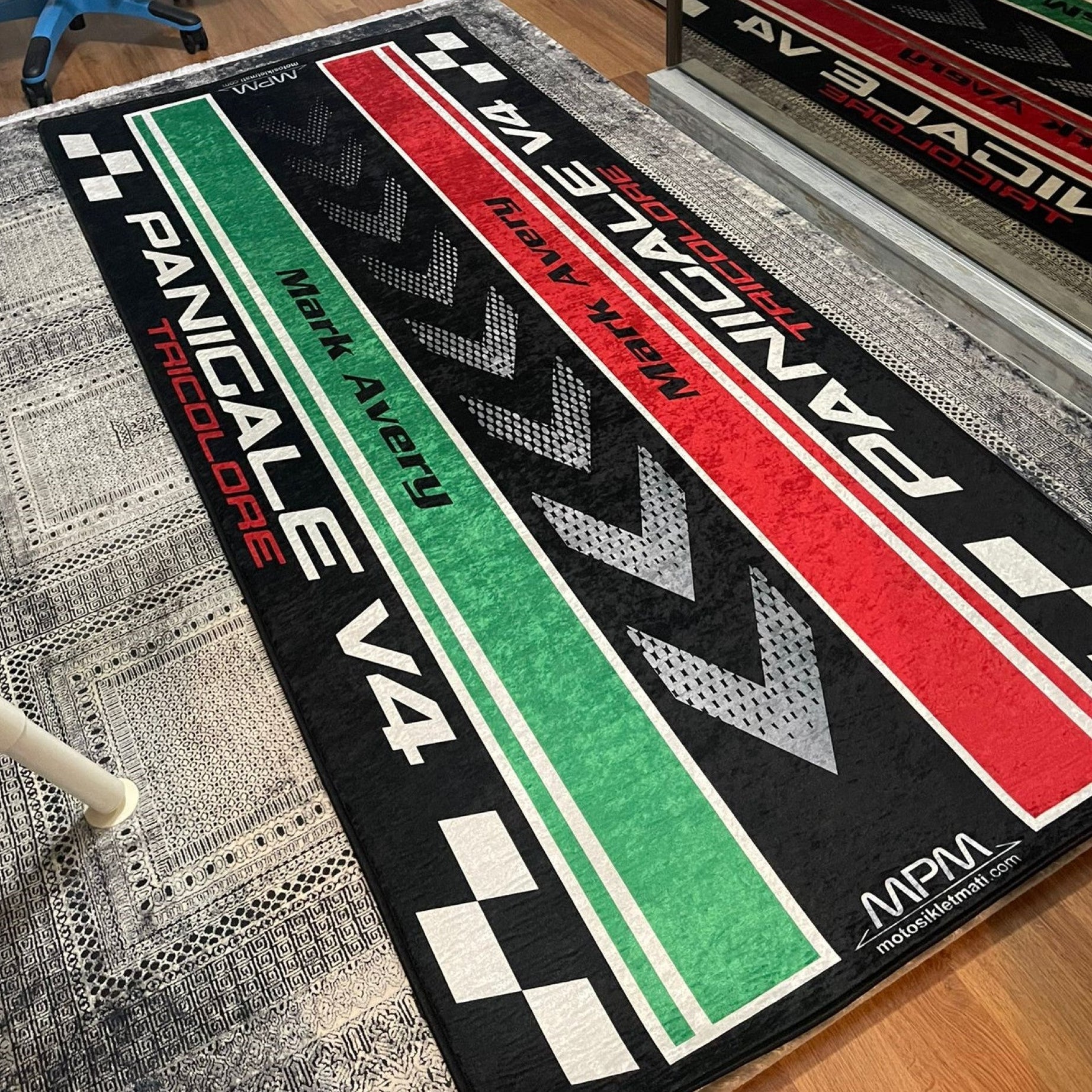 MPM Motorcycle Mat for Ducati Panigale V4 Tricolore - MM4204