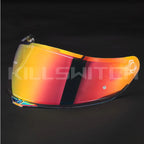 New Style Visor for AGV K1 / K3SV / K5 - Night Clear Red