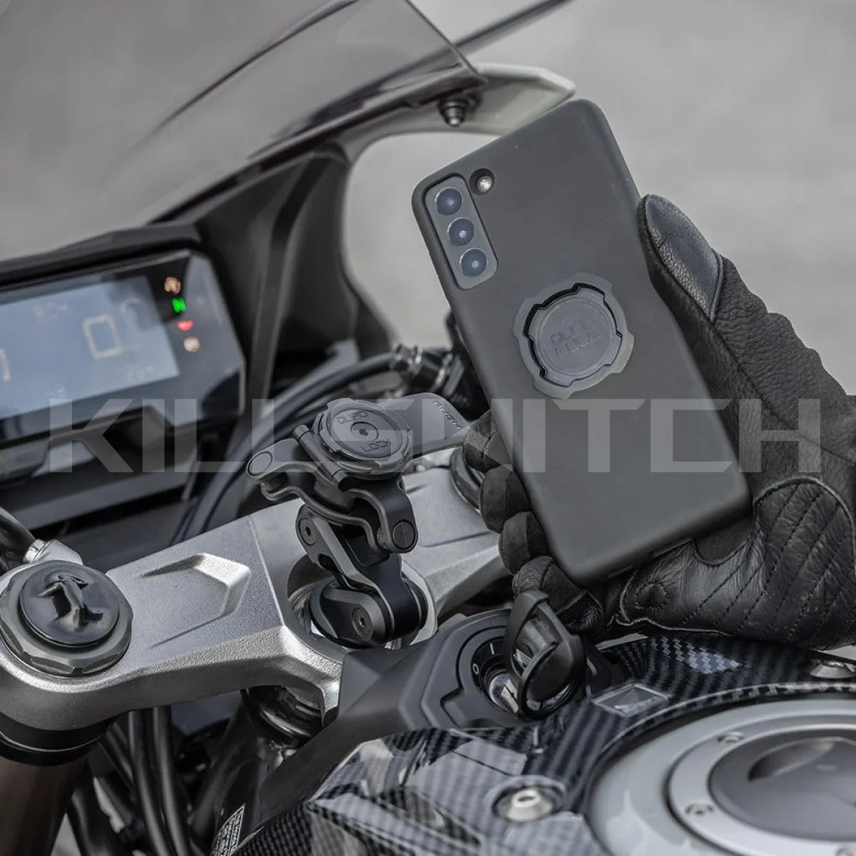 Quad Lock Motorcycle Fork Stem PRO Phone Mount