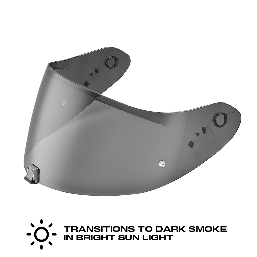 Photochromic Visor for Scorpion EXO R1 Air / St1400 / T520 / R330 Pinlock-Ready Face Shield