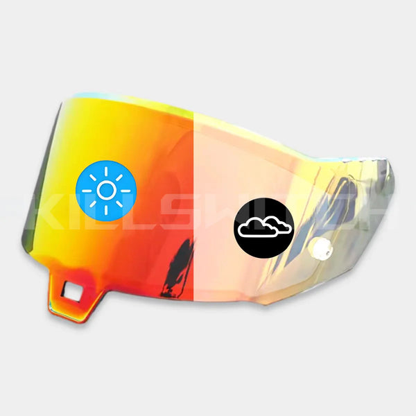 Red Photochromic Visor for Alpinestars R10 / R7