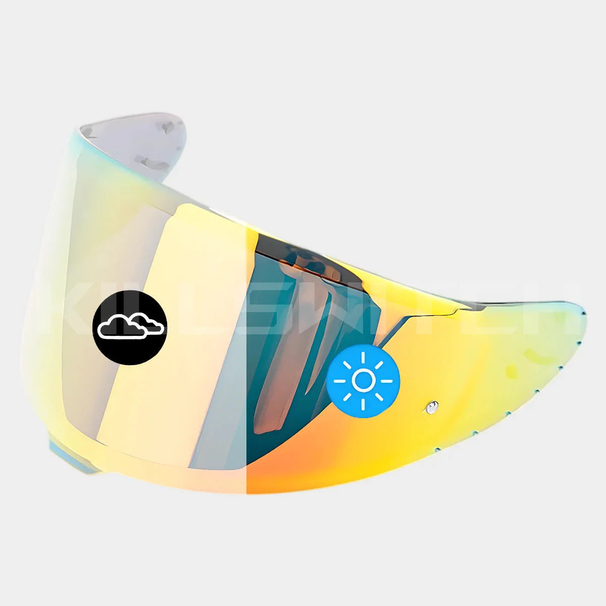 Red Photochromic Visor for SHOEI Neotec 3 / CNS-3C